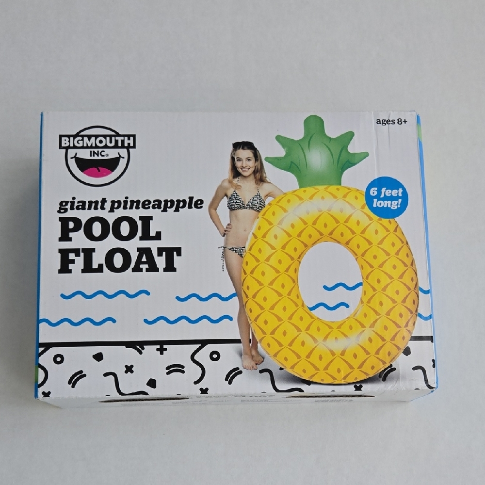 BigMouth Giant Pineapple Pool Float 6 Feet - NEW